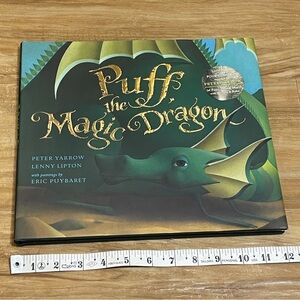 Puff The Magic Dragon Peter Yarrow Lenny Lipton 2007 Hardcover DJ  w/CD